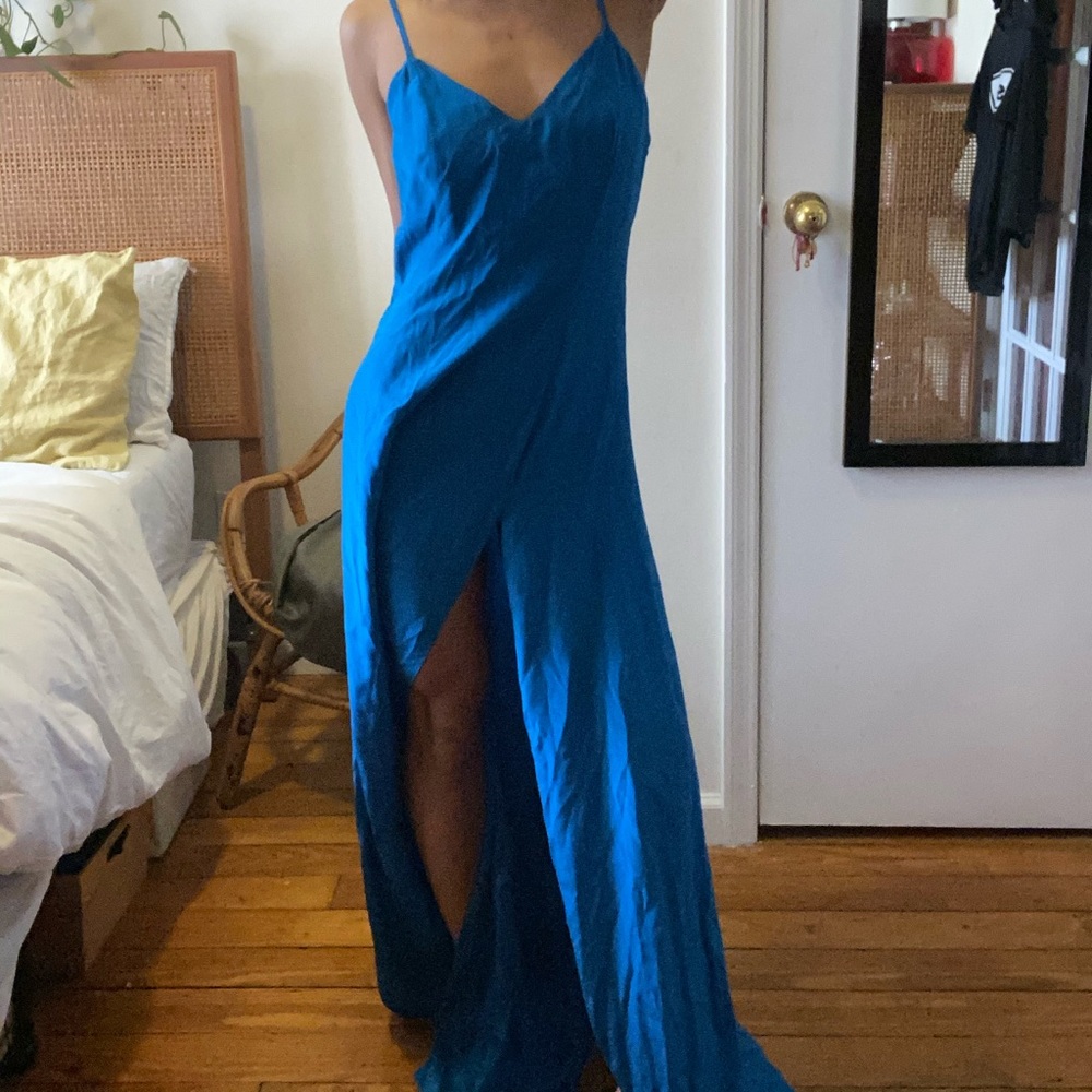 100% Silk Amanda Uprichard Channing Gown